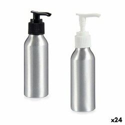 Dispenser di Sapone Berilo CH9979-1 Argentato Metallo polipropilene 100 ml 4 x 13 x 5 cm (24 Unità)