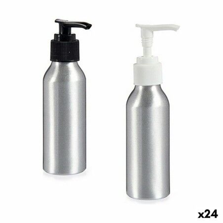Dispenser di Sapone Berilo CH9979-1 Argentato Metallo polipropilene 100 ml 4 x 13 x 5 cm (24 Unità)