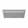 Vaso rettangolare da Balcone Stefanplast Gaia Grigio Plastica 49,5 x 17 x 19 cm (12 Unità)