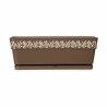 Vaso rettangolare da Balcone Stefanplast Gaia Marrone Plastica 18 x 17 x 49,5 cm (12 Unità)