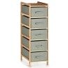Cassettiera Kipit FEA05-36GR Grigio 34 x 103 x 36 cm (2 Unità)