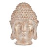 Statua Decorativa da Giardino Ibergarden CC20431 Bianco Dorato Poliresina 31,5 x 50,5 x 35 cm Testa Buddha