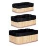Organizzatori Berilo BA1317-438 Bambù 31 x 12 x 21 cm Set