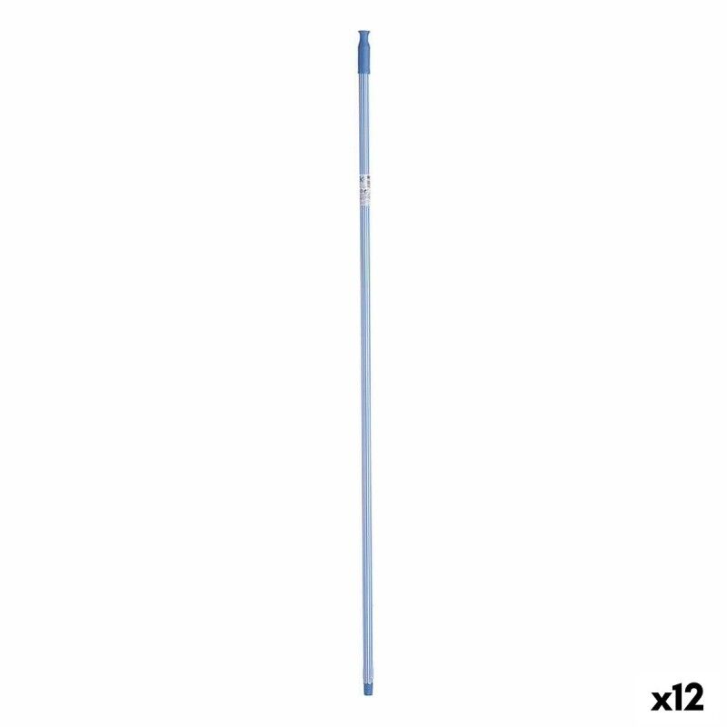 Mazza per la Scopa Righe 2,3 x 130 x 2,3 cm Azzurro Metallo (12 Unità) Mazza per la Scopa Righe 2,3 x 130 x 2,3 cm Azzurro Metallo (12 Unità)