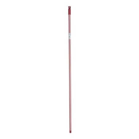 Mazza per la Scopa Righe 2,3 x 130 x 2,3 cm Rosso Metallo (12 Unità)