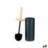 Scopino per il Bagno Berilo B5456BC-5 - 440 Nero Legno Resina 10,2 x 38 x 10,2 cm (4 Unità)