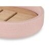 Portasapone Berilo B5456BC-4 - 458 Rosa Resina Bambù 12,5 x 2,5 x 8,5 cm (6 Unità)