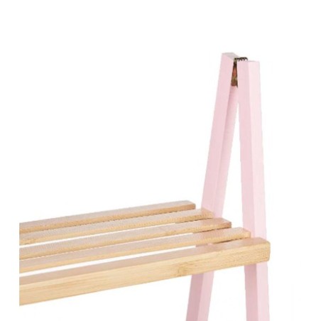 Scaffale da Bagno Berilo WR5504-3-434 Rosa Naturale 40,3 x 81,5 x 30 cm