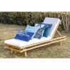 Lettino Home ESPRIT Marrone 201 x 70 x 41 cm
