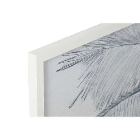 Quadro Home ESPRIT Azzurro Bianco Palme Mediterraneo 80 x 2 x 60 cm (2 Unità)