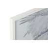 Quadro Home ESPRIT Azzurro Bianco Palme Mediterraneo 80 x 2 x 60 cm (2 Unità)