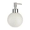 Dispenser di Sapone Berilo Golf Bianco Metallo Ceramica 300 ml 10 x 15 x 10 cm