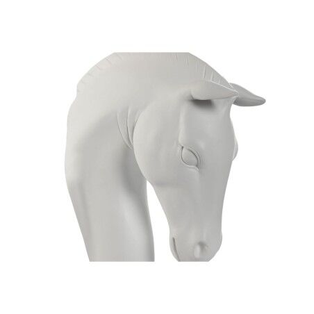 Lampada da Parete Home ESPRIT Bianco Moderno Cavallo Finitura invecchiata 220 V 18 x 21,5 x 50,5 cm (2 Unità)