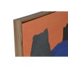 Quadro Home ESPRIT Astratto Città 80 x 4,5 x 120 cm (2 Unità)