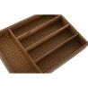 Vassoio Portaposate Home ESPRIT Naturale Acacia 34,5 x 25,5 x 5 cm