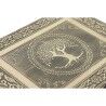 Scatola-Portagioie Home ESPRIT Bianco Champagne Legno Alluminio 27,5 x 20 x 5,4 cm