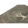 Scatola-Portagioie Home ESPRIT Bianco Champagne Legno Alluminio 17,5 x 12,5 x 8,5 cm