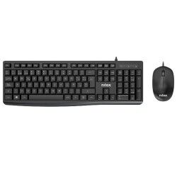 Tastiera e Mouse Nilox NXKME0012 Nero