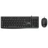 Tastiera e Mouse Nilox NXKME0012 Nero