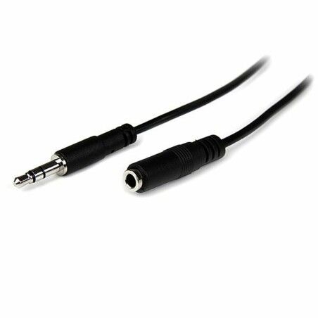Cavo Prolunga Jack (3,5 mm) Startech MU2MMFS              (2 m) Nero