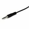 Cavo Prolunga Jack (3,5 mm) Startech MU2MMFS              (2 m) Nero