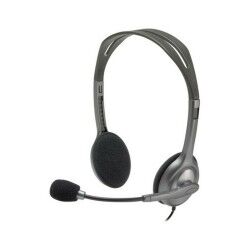 Auricolari con Microfono Logitech 981-000593 Grigio