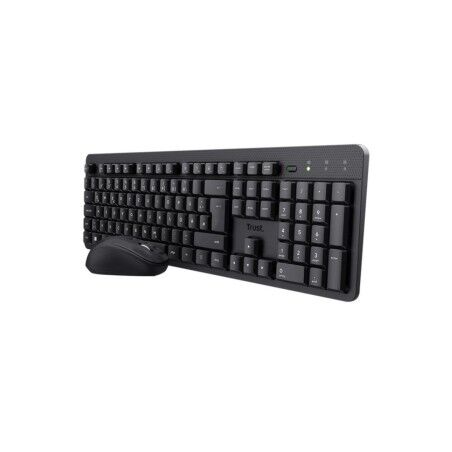 Tastiera e Mouse Trust TKM-360 Nero Qwerty in Spagnolo