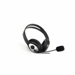 Auricolari con Microfono CoolBox COO-AUM-01 Nero Argentato