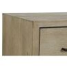Credenza DKD Home Decor Nero Naturale Metallo Legno MDF 120 x 40 x 64 cm