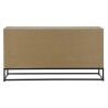 Credenza DKD Home Decor Nero Naturale Metallo Legno MDF 120 x 40 x 64 cm