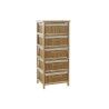 Cassettiera DKD Home Decor Naturale Bambù Legno di paulownia 42 x 32 x 98 cm