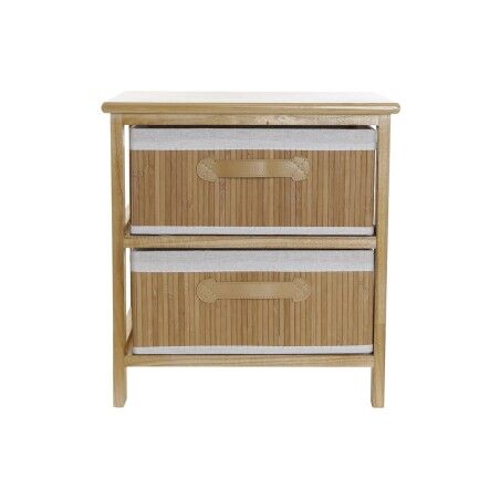 Cassettiera DKD Home Decor Naturale Bambù Legno di paulownia 42 x 32 x 45 cm