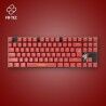 Tastiera e Mouse FR-TEC OP4001 QWERTY Bordeaux