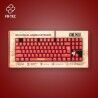 Tastiera e Mouse FR-TEC OP4001 QWERTY Bordeaux