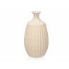 Vaso Beige Ceramica 21 x 39 x 21 cm (2 Unità) Righe