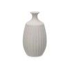 Vaso Grigio Ceramica 21 x 39 x 21 cm (2 Unità) Righe