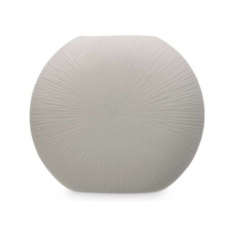 Vaso Grigio Ceramica 36 x 34 x 16 cm (2 Unità) Circolare