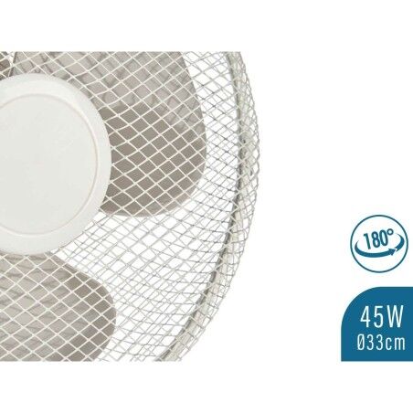 Ventilatore da Tavolo Argon FT-26A Bianco 45 W 27 x 51 x 33,5 cm