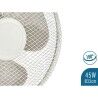 Ventilatore da Tavolo Argon FT-26A Bianco 45 W 27 x 51 x 33,5 cm
