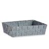 Cestino Multiuso Kipit 79812 Grigio Stoffa 3,8 L 34 x 8,5 x 21 cm (18 Unità)