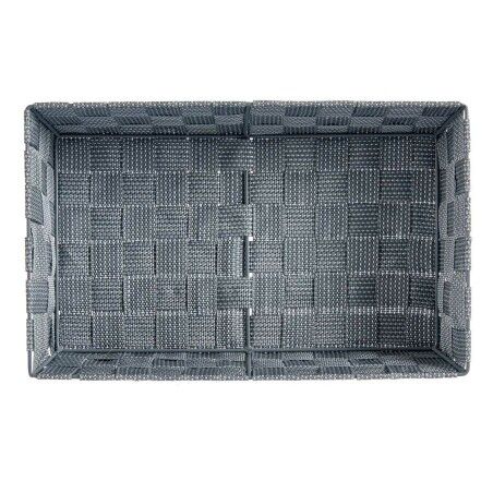 Cestino Multiuso Kipit 79812 Grigio Stoffa 3,8 L 34 x 8,5 x 21 cm (18 Unità)