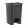 Cestino a pedale Stefanplast Elegance Grigio Plastica 20 L (6 Unità)