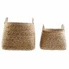 Set di Cestini DKD Home Decor 44 x 44 x 45 cm Naturale Marrone Boho