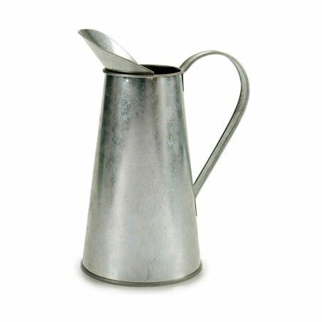 Vaso Ibergarden J60700-B Argentato Zinco Modello Scaldalatte 17 x 21,5 x 11,3 cm (24 Unità)