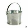 Vaso Ibergarden NAVI-AR-280 Argentato Zinco Secchio 25 x 30 x 26,5 cm (12 Unità)