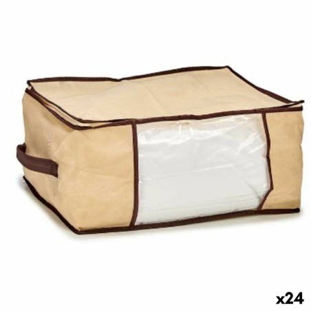 Borsa Portaoggetti Kipit AR1903037 Crema Poliestere polipropilene 27 L 45 x 30 x 20 cm (24 Unità)