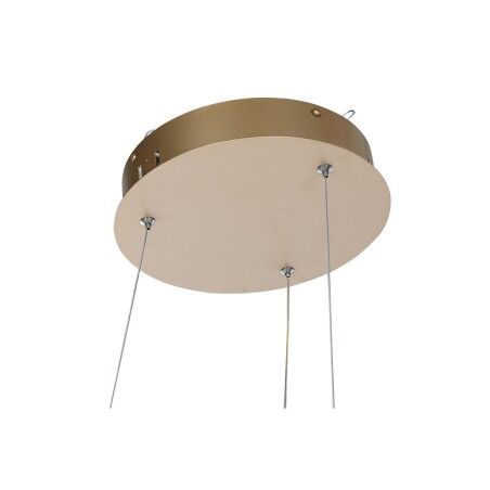 Lampadario Home ESPRIT Bianco Dorato Silicone Alluminio 55 W 80 x 80 x 20 cm