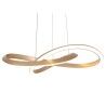 Lampadario Home ESPRIT Bianco Dorato Silicone Alluminio 55 W 80 x 80 x 20 cm
