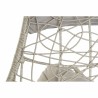 Sedia da giardino sospesa DKD Home Decor 82 x 75 x 125 cm Metallo rattan sintetico Grigio chiaro (82 x 75 x 125 cm)