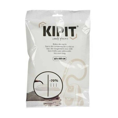 Sacchetti sottovuoto Kipit 54202 Trasparente Plastica 40 x 60 cm (12 Unità)